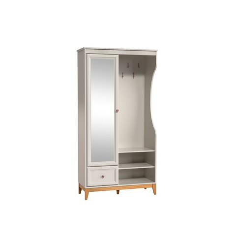 Garderoba 100 elegancka stylowa WINDSOR z lustrem półki wieszaki
