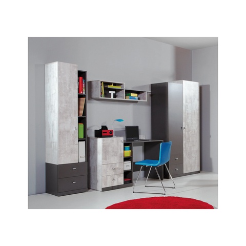 Zestaw mebli do nauki TABLO 12 biurko regał szafa dla młodzieży ucznia