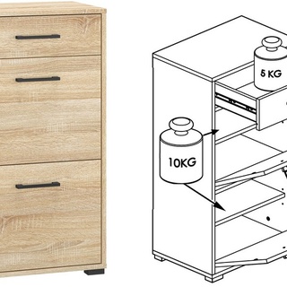 szafka 50 wąska mała Caro 09 komoda na buty sonoma