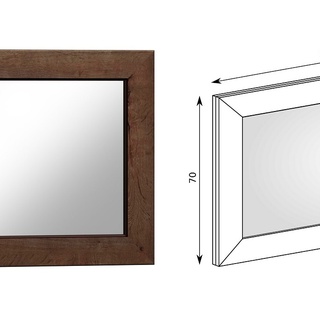 lustro 120 wiszące Tadeusz 17  do pokoju sypialni przedpokoju korytarz