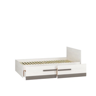 Łóżko 120x200 z szufladami Blanco 17 duże młodzieżowe pojedyncze
