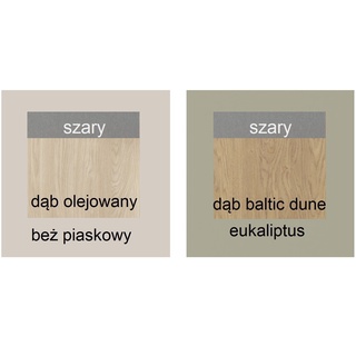 zestaw mebli młodzieżowych Luca 1 biurko łóżko regał szafa komplet dla dzieci eukaliptus beż piaskowy dąb do pokoju sypialni