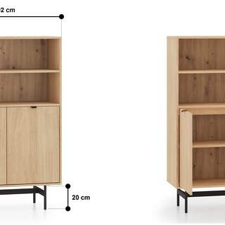 zestaw mebli nowoczesnych Reynos 1 meblościanka komplet do salonu