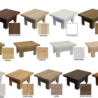 ława 100 - 200 podnoszona rozkładana Eryk ławostół stół składany kolory