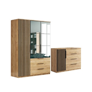 zestaw 270 nowoczesny Sorento 3 szafa komoda do sypialni pokoju