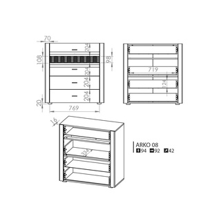 Komoda Arko 08