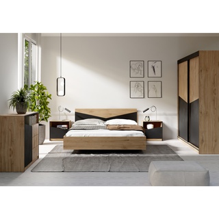 łóżko 140x200 z zagłówkiem Aston 09 140 młodzieżowe sypialniane