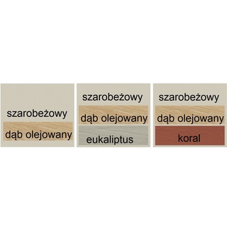 szafa 90 dwudrzwiowa szuflady półki drążek Yuki 02 dla dzieci młodzieży