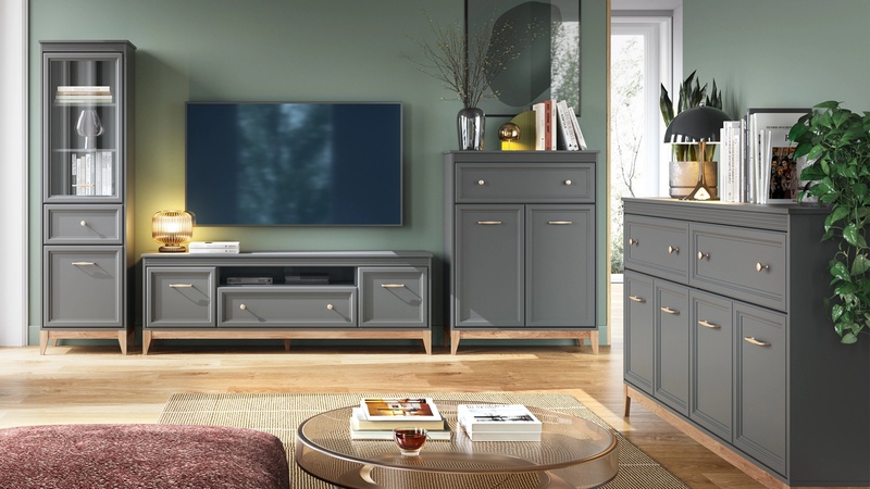 Terra - szary diamentowy / dąb