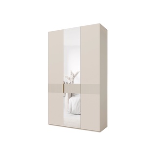 szafa 135 z lustrem wysoka Soreno trzydrzwiowa szuflady półki do sypialni