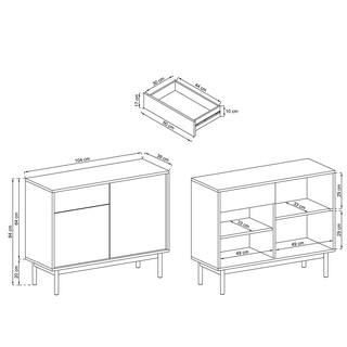 Komoda Basic BK104