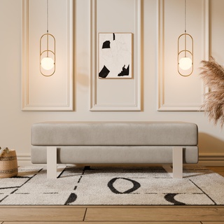 ławka 80 siedzisko Nova eleganckie tapicerowane do przedpokoju