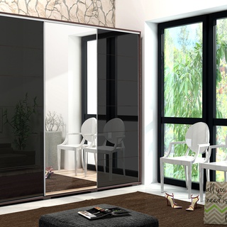 szafa 250 x 245 przesuwna z lustrem A32 duża szeroka 250x245