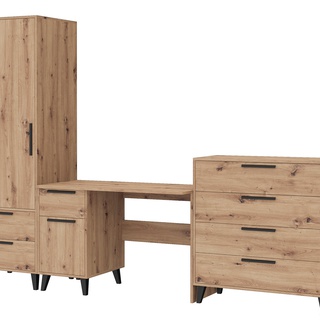 komoda 91 z szufladami na nóżkach ARTI 05 szafka nowoczesna loft