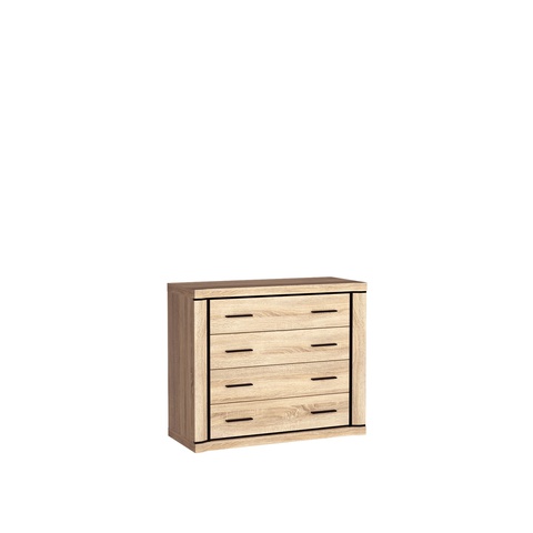 Komoda 107 z szufladami DALLAS 02 szafka pojemna pakowna do pokoju