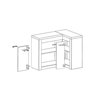 Komoda narożna Ibis 15