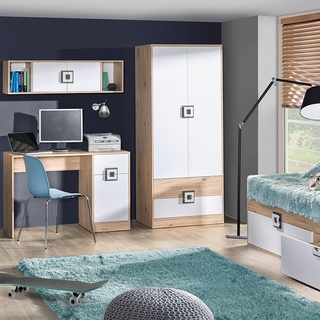 biurko 120 młodzieżowe Nico 10 z szafką szufladą dla dzieci ucznia