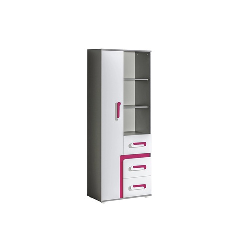 Regał 75 duży z szufladami półkami APETITO BIS 04 bieliźniarka dla dzieci