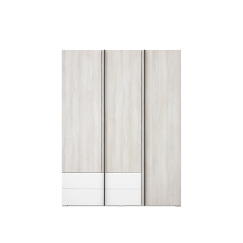 Szafa 150 uchylna REMO 01 z szufladami półkami drążkiem pojemna