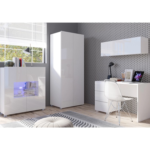 Zestaw nowoczesne meble CALABRINI 15 biurko komoda szafa do pokoju