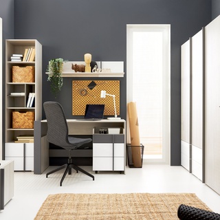 szafka 45 mała na kółkach Remo 11 kontener z szufladami mobilny stolik