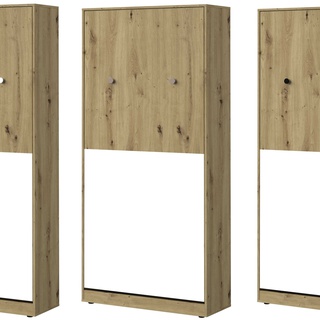 łóżko 90x200 w szafie Nero 15 składane 90 chowane półkotapczan