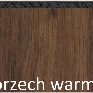 Szafa 2-drzwiowa z szufladami Senesi S-1 orzech