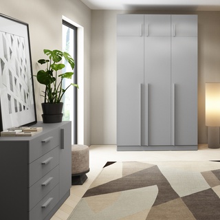 szafa 150 uchylna ubraniowa Braga 02 pojemna trzydrzwiowa do pokoju
