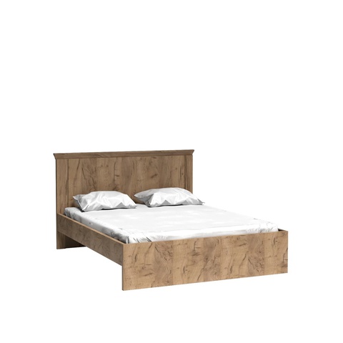 Łóżko 160X200 sypialniane ANTICA A-5 160 kraft złoty do sypialni pokoju