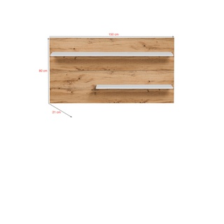 Panel 150 cm Reviva P02 biały