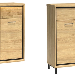 zestaw Mediolan 1 komoda rtv szafka witryna komplet do pokoju salonu