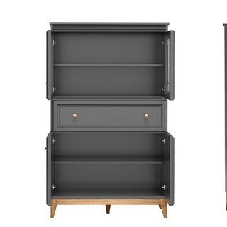 witryna 92 kredens Terra 05 szafka komoda wysoka przeszklona gablota