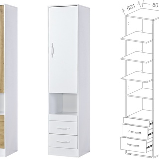 zestaw sypialnia nowoczesna Perfect 7 łóżko 160 w szafie komoda regał