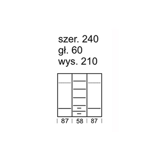 Szafa przesuwna Paweł