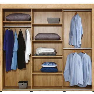 zestaw duży sypialniany York 4 łóżko komoda szafa przesuwna z lustrem