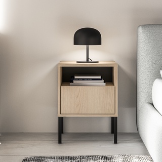 szafka 40 nocna z szufladą Barnee 05 stolik nocny do pokoju sypialni