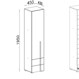 zestaw mebli młodzieżowych Remo 8 biurko łóżko komoda regał szafa