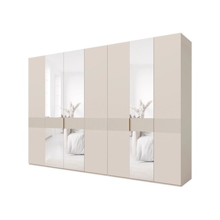 szafa 315 wysoka z lustrem Soreno A duża garderoba zestaw szaf jasna