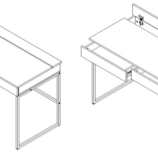 zestaw mały Lorin 8 do nauki z biurkiem komplet mebli różne kolory