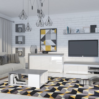 ława 68 mała nowoczesna kawowa Thea White WHST-2 stolik kawowy