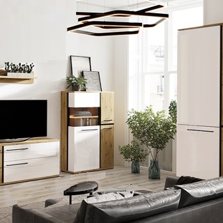 półka 130 na ścianę wisząca Molto A 06 prosta artisan do pokoju sypialni salonu przedpokoju
