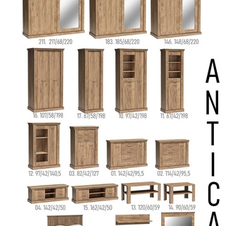 szafka 142 rtv Antica 04 stolik pod tv telewizor do pokoju salonu