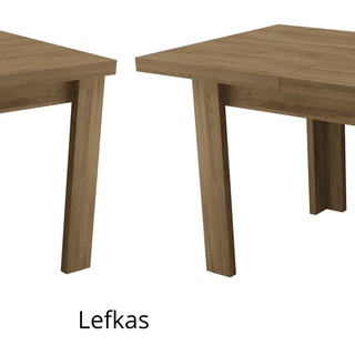 stół 120 - 160 rozkładany mały 120x80 lefkas jesion kraft do pokoju salonu