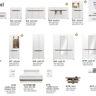 łóżko 180x200 z pojemnikiem Lionel 12 / 180 duże podnoszone białe połysk