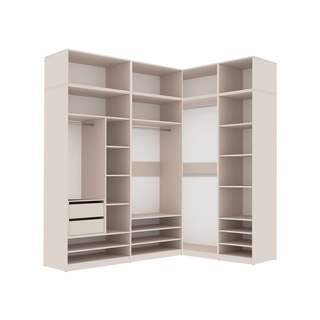 nadstawka 100 pawlacz Tres 05N na szafę bez drzwi kaszmir