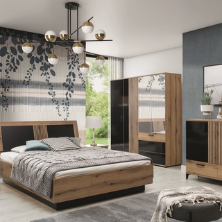 łóżko 160x200 loft podnoszone sypialniane Aris AS14 z pojemnikiem