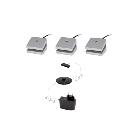 Oświetlenie LED 3LED03NB1Z zasilacz + włącznik + 3 x LED 03