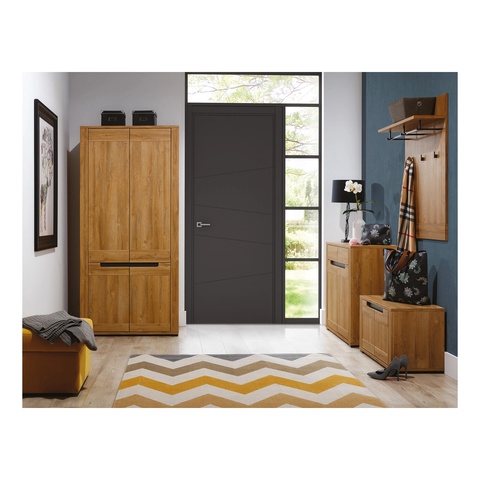 Zestaw YORK 6 komoda szafka na buty wieszak szafa do przedpokoju