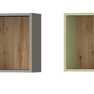 zestaw mebli modułowych Melo 1 regał szafka biurko młodzieżowe dzieci cashmere artisan avocado antracyt do pokoju biura