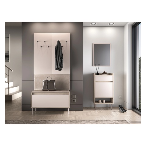 Zestaw mebli VOCO 3 szafka na buty ławka lustro wieszak do korytarza